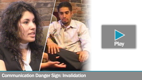 Communication Danger Sign: Invalidation - Sam & Jessica