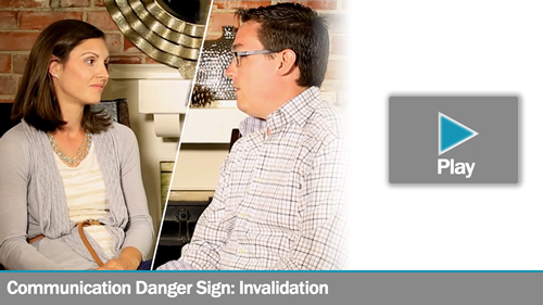 Communication Danger Sign: Invalidation - Lee & Jessica