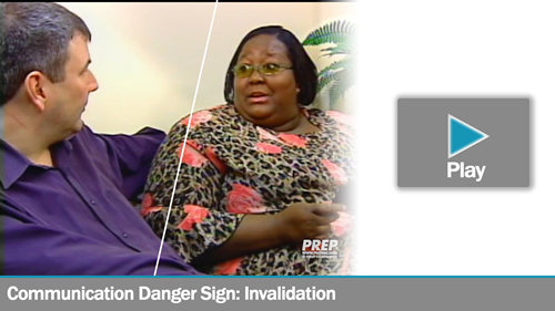 Communication Danger Sign: Invalidation - Trina & John